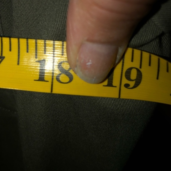 Sweet Rain Large army green 3/4 jacket embellished zipper & snaps - Picture 14 of 16